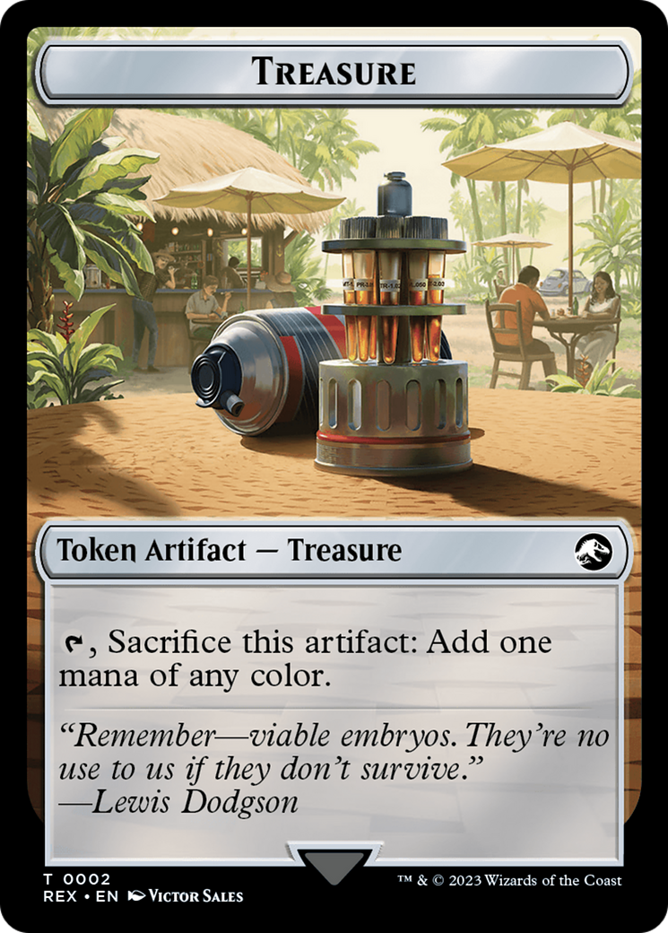 Image of Treasure (0002) // Vampire Demon Double-Sided Token [Jurassic World Collection Tokens]