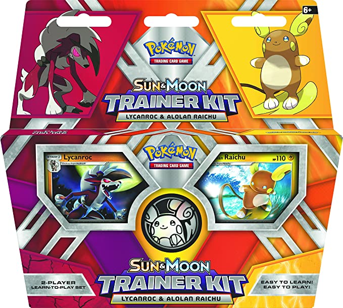 Image of Sun & Moon Lycanroc & Alolan Raichu Trainer Kit