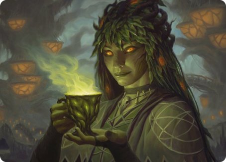 Image of Dina, Soul Steeper Art Card [Strixhaven: School of Mages Art Series]