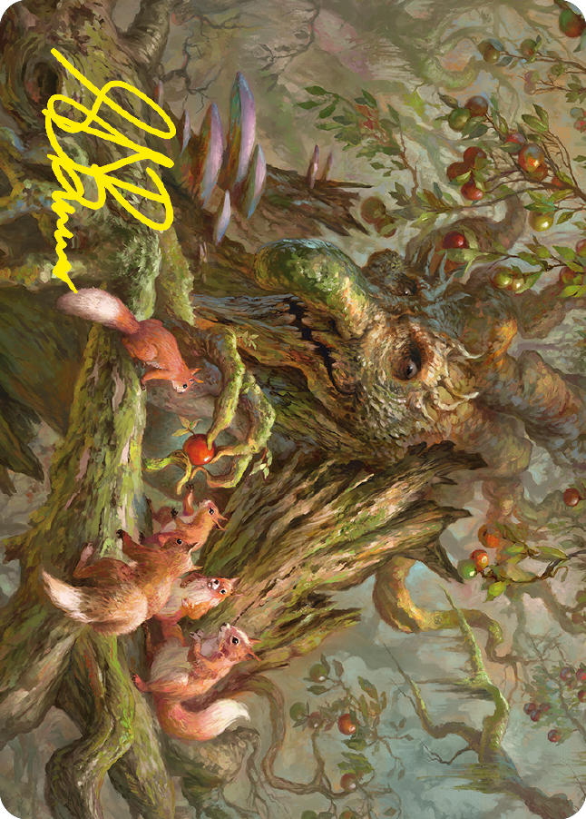 Image of Generous Ent Art Card (Gold-Stamped Signature) [The Lord of the Rings: Tales of Middle-earth Art Series]