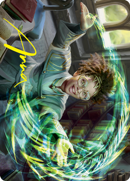 Image of Eureka Moment Art Card (Gold-Stamped Signature) [Strixhaven: School of Mages Art Series]
