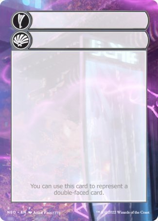 Image of Helper Card (5/9) [Kamigawa: Neon Dynasty Tokens]