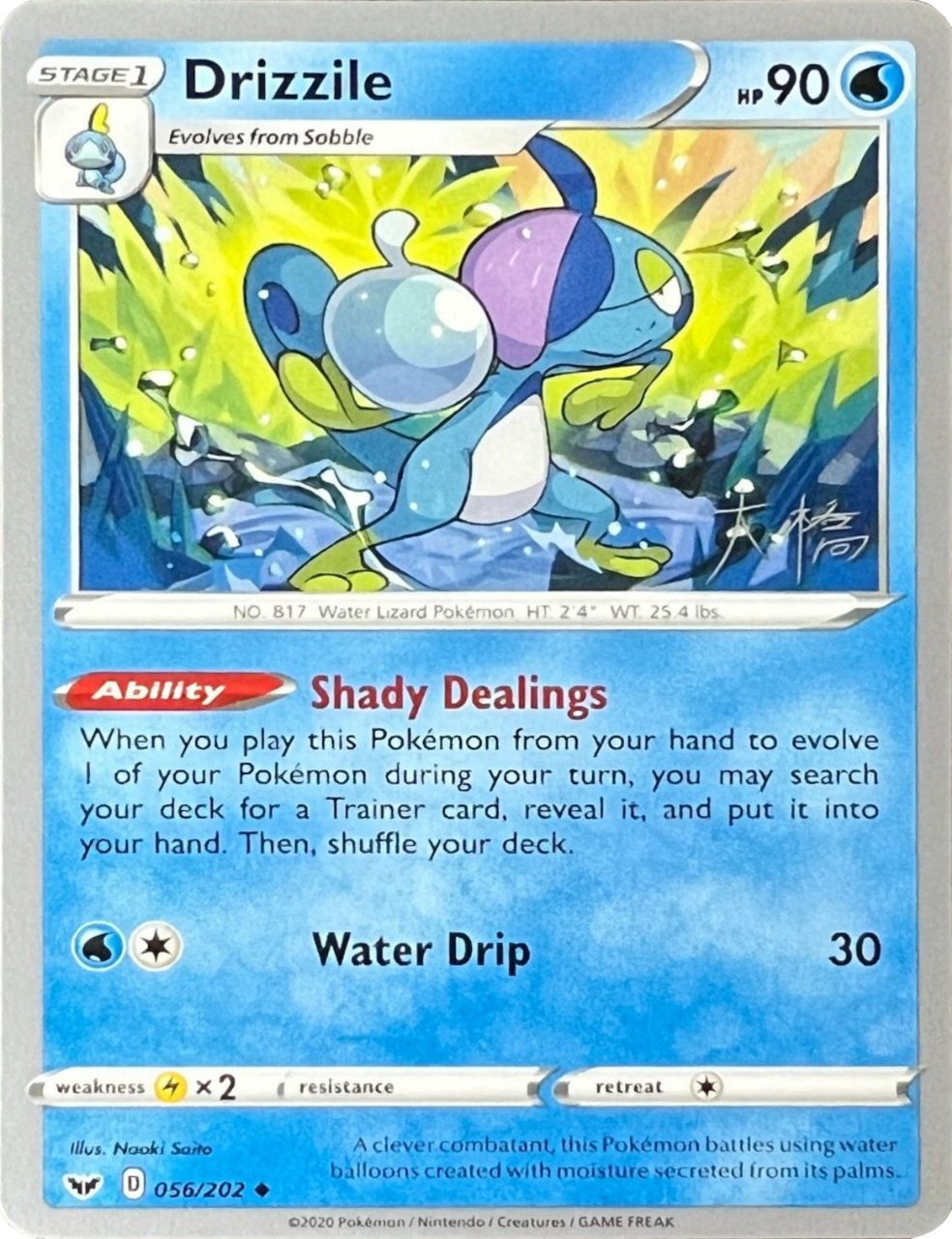 Image of Drizzile (056/202) (Ice Rider Palkia - Rikuto Ohashi) [World Championships 2022]
