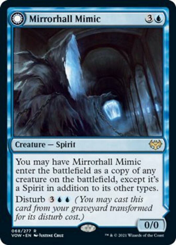Image of Mirrorhall Mimic // Ghastly Mimicry [Innistrad: Crimson Vow]