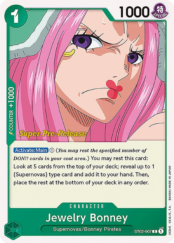 Image of Jewelry Bonney [Super Pre-Release Starter Deck: Worst Generation]