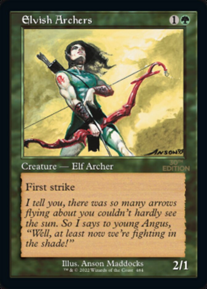 Image of Elvish Archers (Retro) [30th Anniversary Edition]