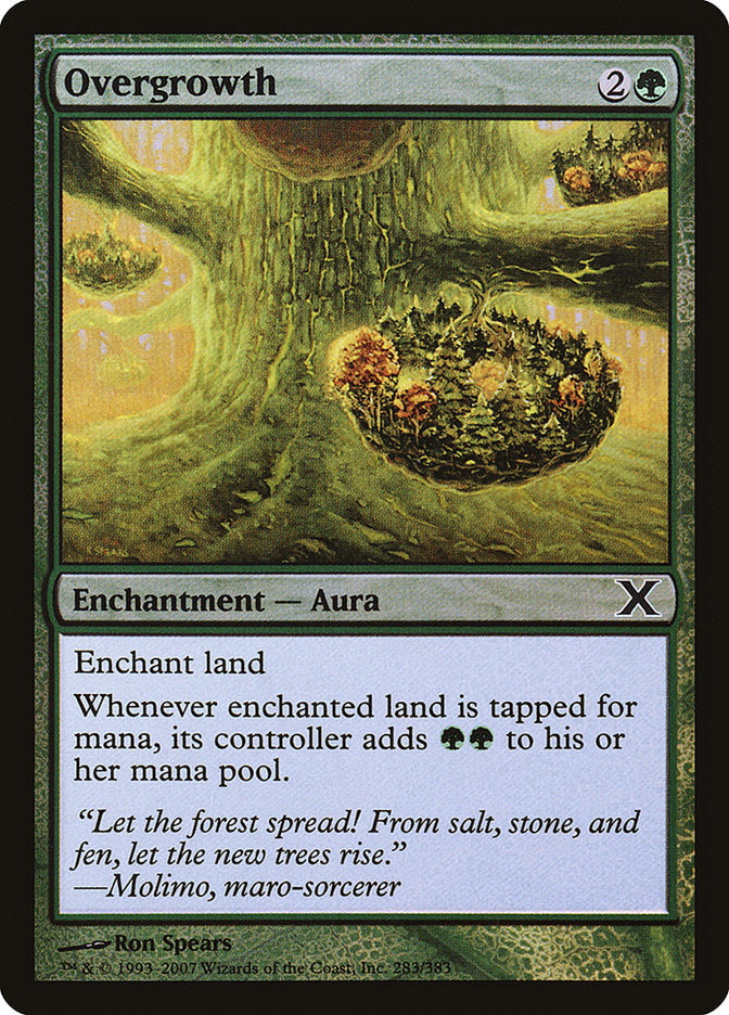 Image of Overgrowth (Premium Foil) [Tenth Edition]