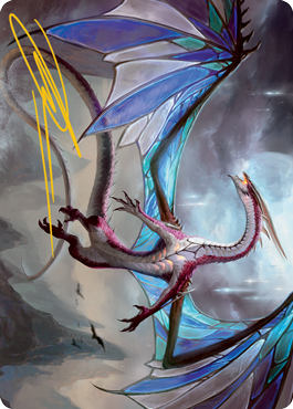 Image of Moonveil Regent Art Card (Gold-Stamped Signature) [Innistrad: Midnight Hunt Art Series]