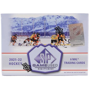 Image of 2021/22 Upper Deck SP Game Used Hockey Hobby Box