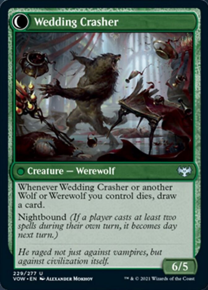 Image of Wolfkin Outcast // Wedding Crasher [Innistrad: Crimson Vow]