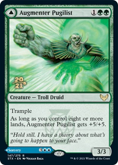 Image of Augmenter Pugilist // Echoing Equation [Strixhaven: School of Mages Prerelease Promos]