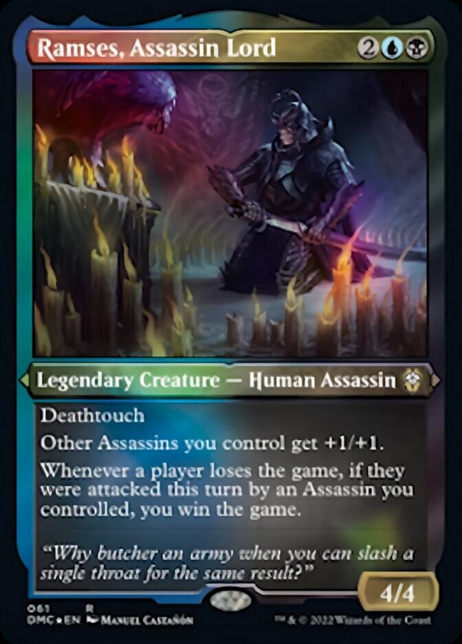 Image of Ramses, Assassin Lord (Foil Etched) [Dominaria United Commander]