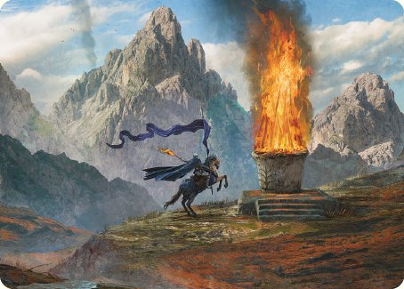 Image of Call for Aid Art Card [The Lord of the Rings: Tales of Middle-earth Art Series]