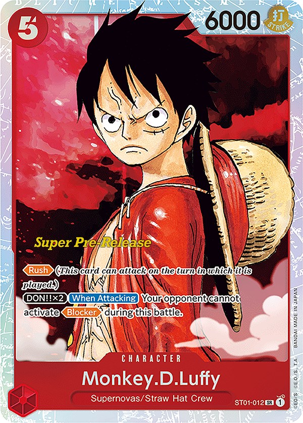 Image of Monkey.D.Luffy (012) [Super Pre-Release Starter Deck: Straw Hat Crew]
