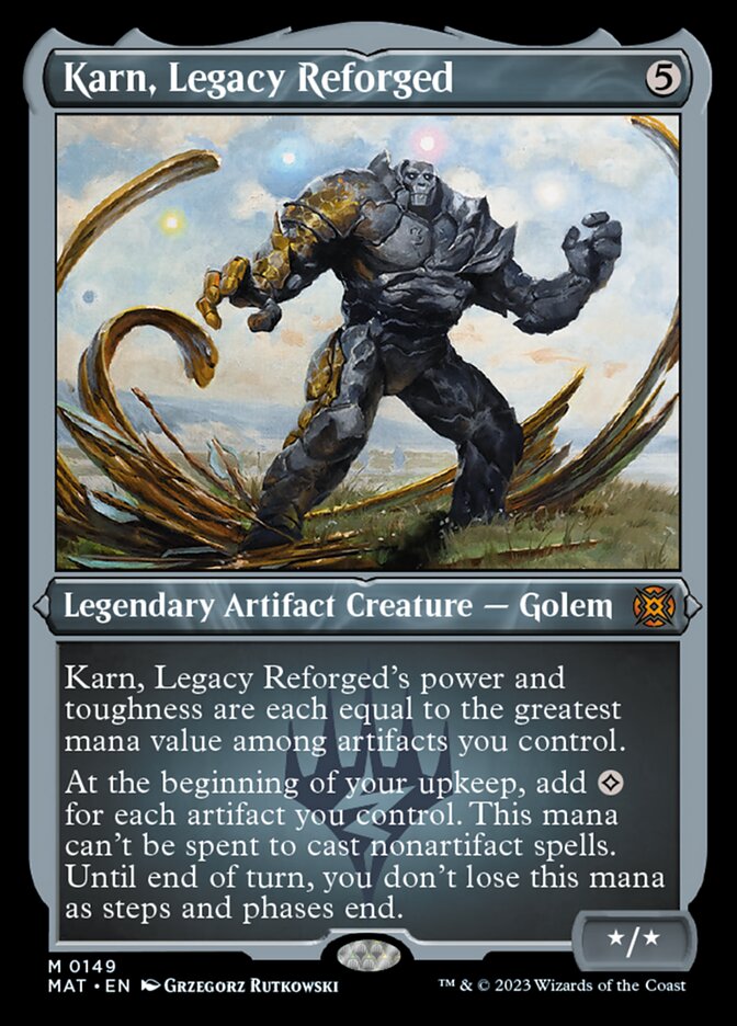 Image of Karn, Legacy Reforged (Foil Etched) [March of the Machine: The Aftermath]