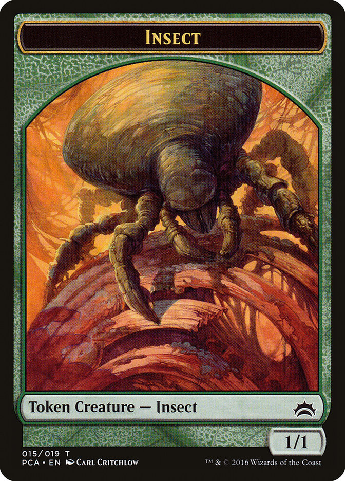 Image of Insect Token [Planechase Anthology Tokens]