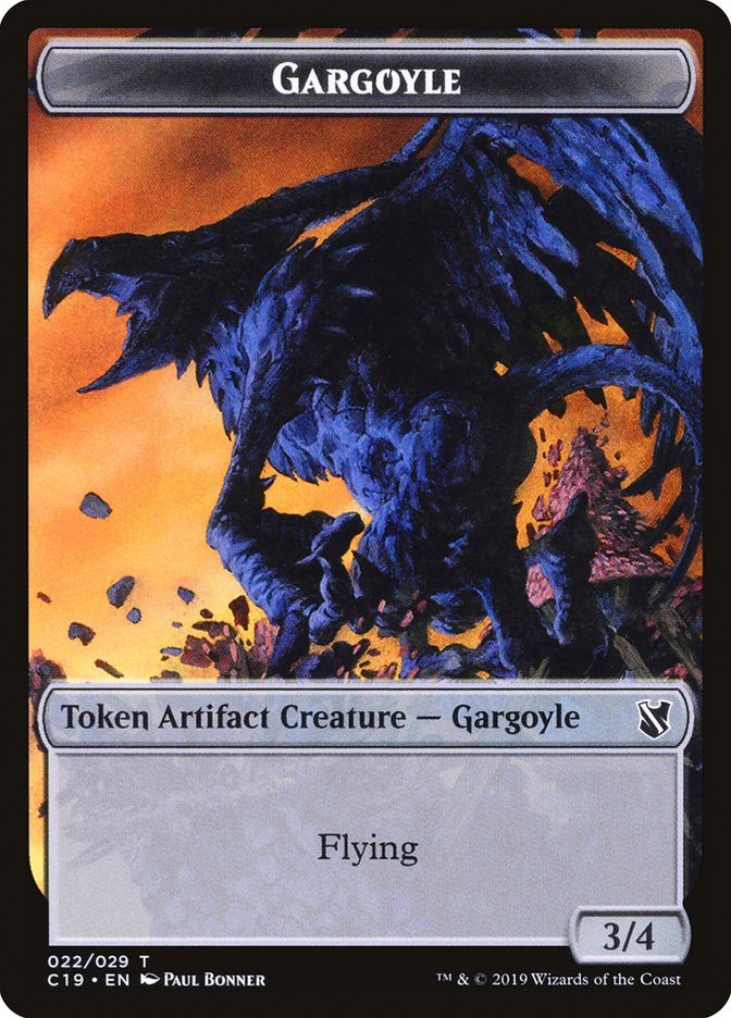 Image of Gargoyle Token [Commander 2019 Tokens]