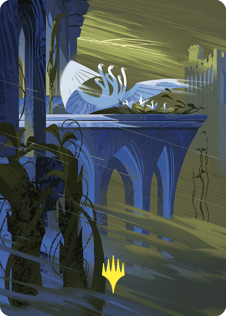 Image of Doubling Season Art Card (Gold-Stamped Planeswalker Symbol) [Wilds of Eldraine Art Series]