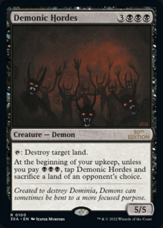 Image of Demonic Hordes [30th Anniversary Edition]