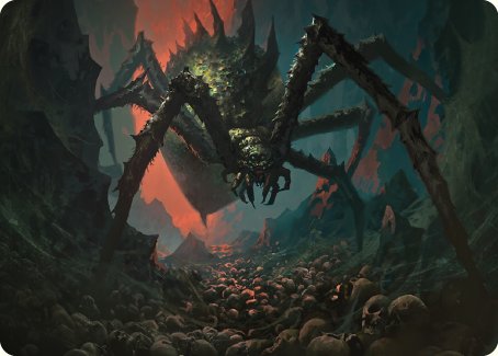Image of Shelob, Child of Ungoliant Art Card [The Lord of the Rings: Tales of Middle-earth Art Series]