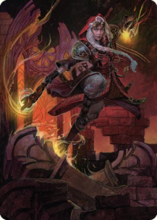 Image of Jaya, Fiery Negotiator Art Card 2 [Dominaria United Art Series]