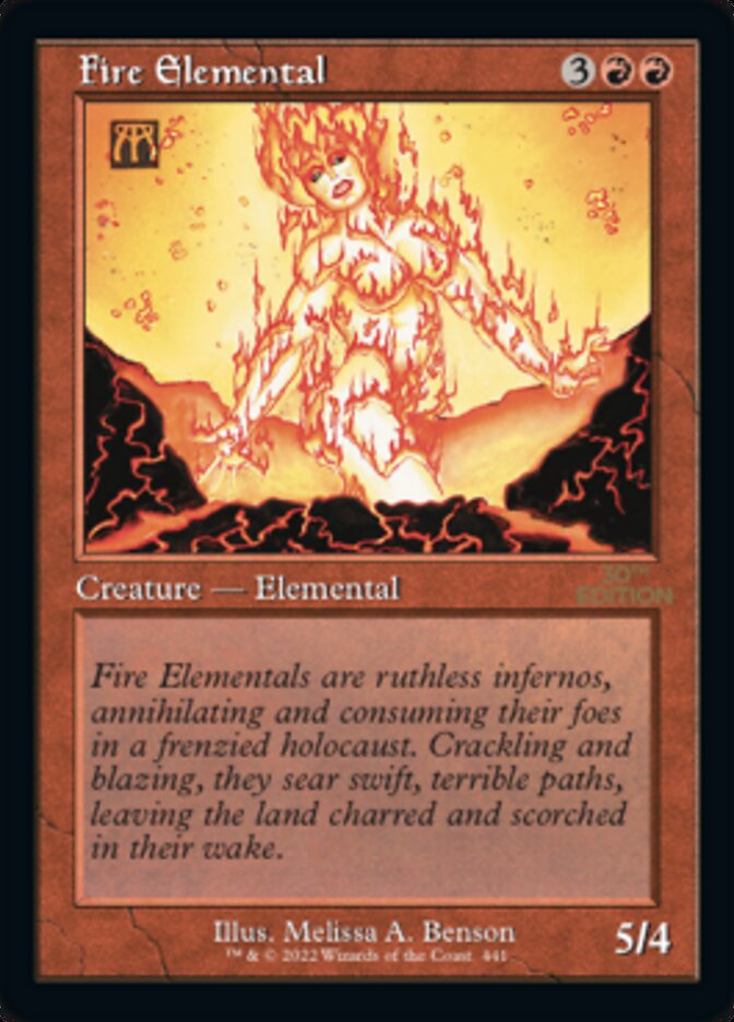 Image of Fire Elemental (Retro) [30th Anniversary Edition]