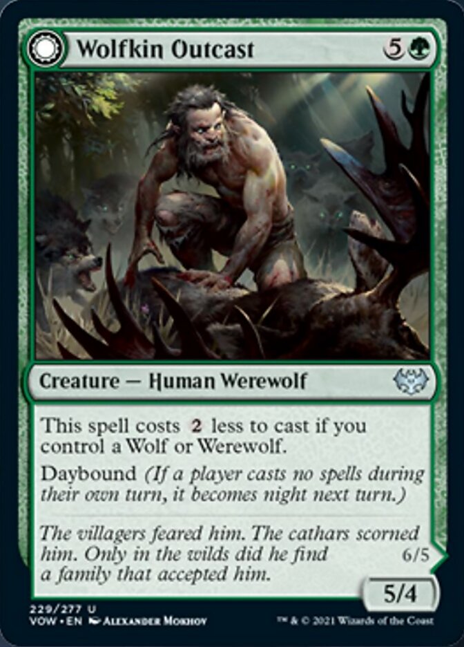 Image of Wolfkin Outcast // Wedding Crasher [Innistrad: Crimson Vow]