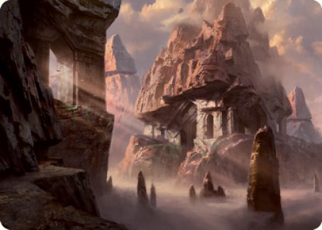 Image of Mountain (277) Art Card [Dungeons & Dragons: Adventures in the Forgotten Realms Art Series]