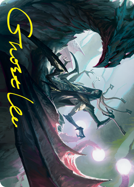 Image of Specter of the Fens Art Card (Gold-Stamped Signature) [Strixhaven: School of Mages Art Series]