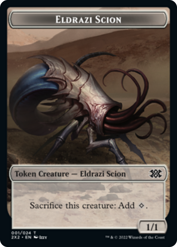 Image of Bear // Eldrazi Scion Double-Sided Token [Double Masters 2022 Tokens]
