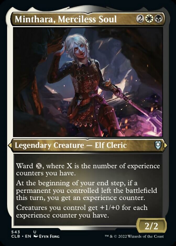 Image of Minthara, Merciless Soul (Foil Etched) [Commander Legends: Battle for Baldur's Gate]