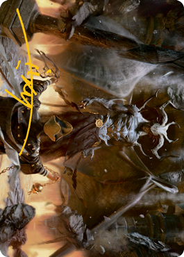 Image of Ormendahl, the Corrupter Art Card (Gold-Stamped Signature) [Innistrad: Midnight Hunt Art Series]