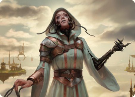 Image of Phyrexian Missionary Art Card [Dominaria United Art Series]