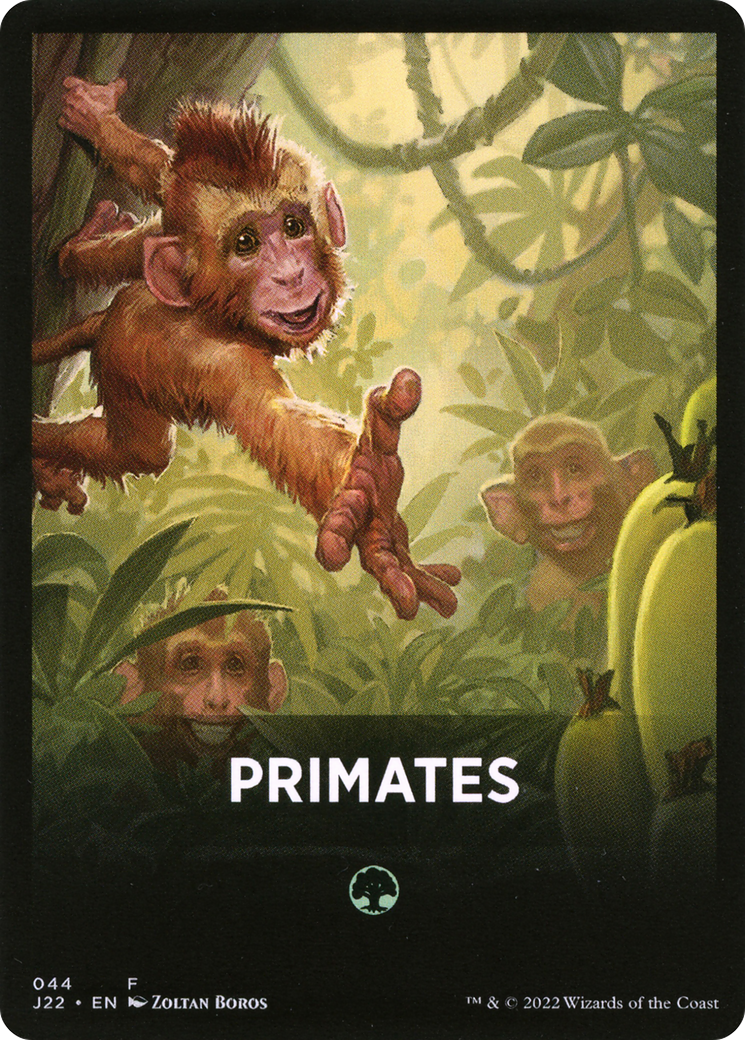 Image of Primates Theme Card [Jumpstart 2022 Front Cards]