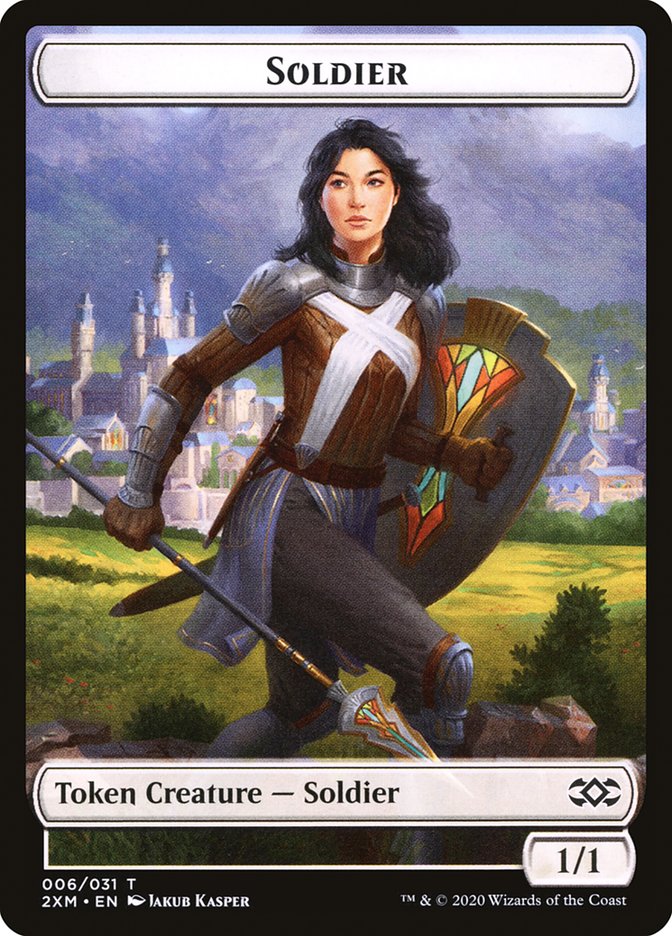 Image of Soldier Token [Double Masters Tokens]