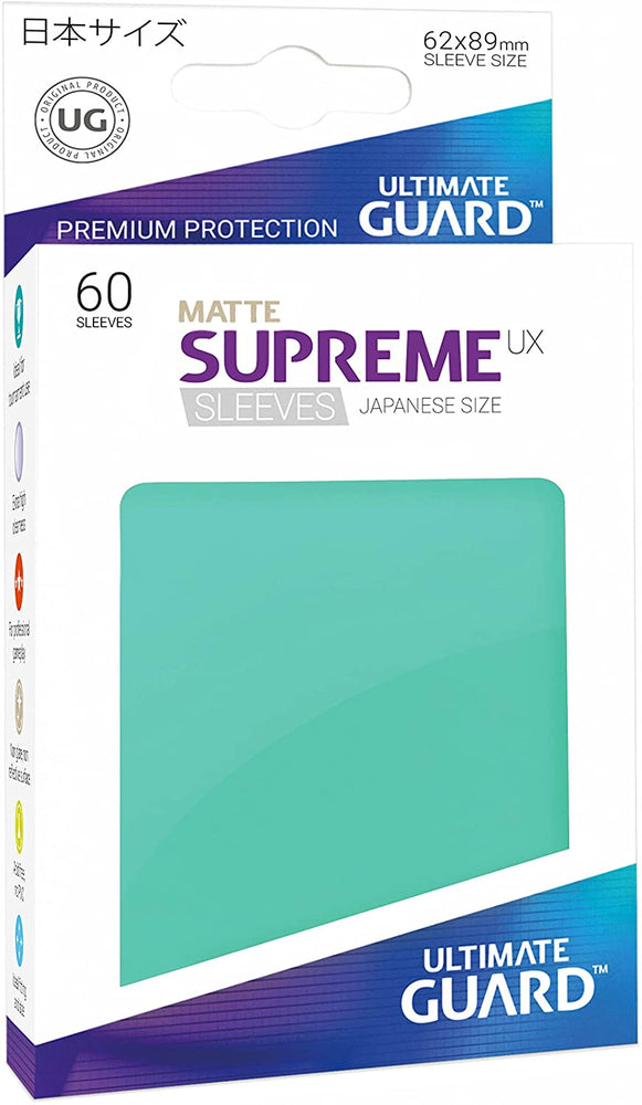 Turquoise (Japanese) MATTE SUPREME [60 ct] - Ultimate Guard
