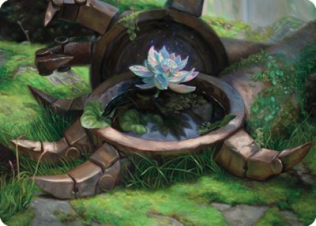 Image of Timeless Lotus Art Card [Dominaria United Art Series]
