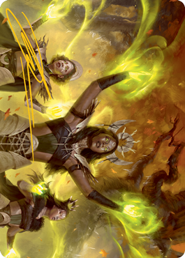 Image of Dawnhart Wardens Art Card (Gold-Stamped Signature) [Innistrad: Midnight Hunt Art Series]