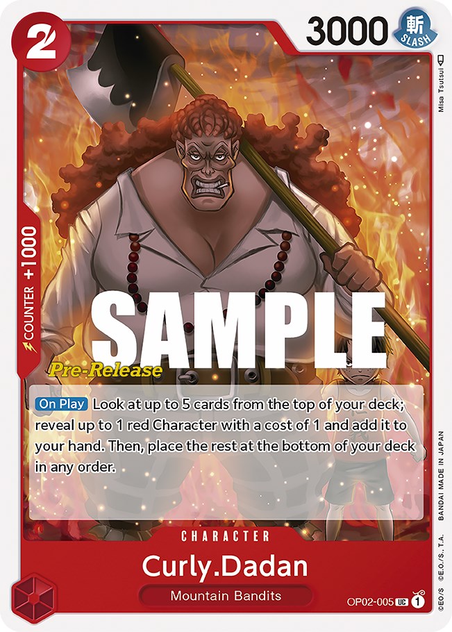 Image of Curly.Dadan [Paramount War Pre-Release Cards]