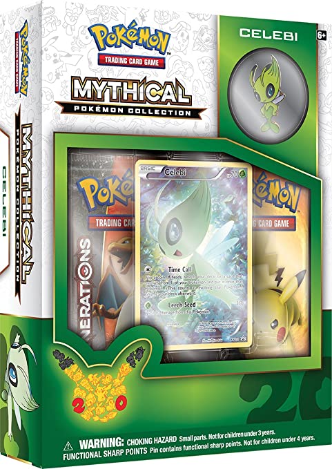 Image of Celebi: Mythical Pokemon Pin Collection