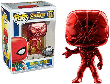Pop! Marvel Avengers Infinity War: Iron Spider (Exclusive) (Red Chrome) #287