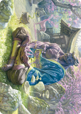 Image of Kosei, Penitent Warlord Art Card [Kamigawa: Neon Dynasty Art Series]