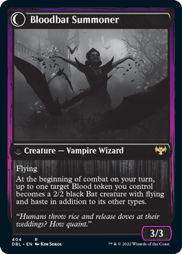 Image of Voldaren Bloodcaster // Bloodbat Summoner [Innistrad: Double Feature]