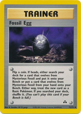 Fossil Egg (72/75) [Neo Discovery Unlimited]