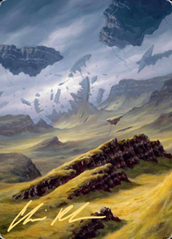 Image of Plains 3 Art Card (Gold-Stamped Signature) [Zendikar Rising Art Series]