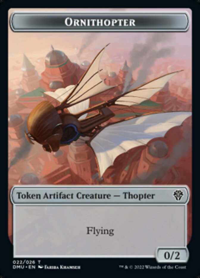 Image of Phyrexian // Ornithopter Double-Sided Token [Dominaria United Tokens]