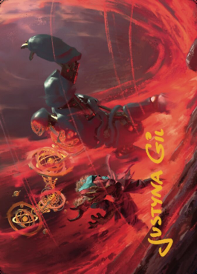 Image of Twinferno Art Card (Gold-Stamped Signature) [Dominaria United Art Series]