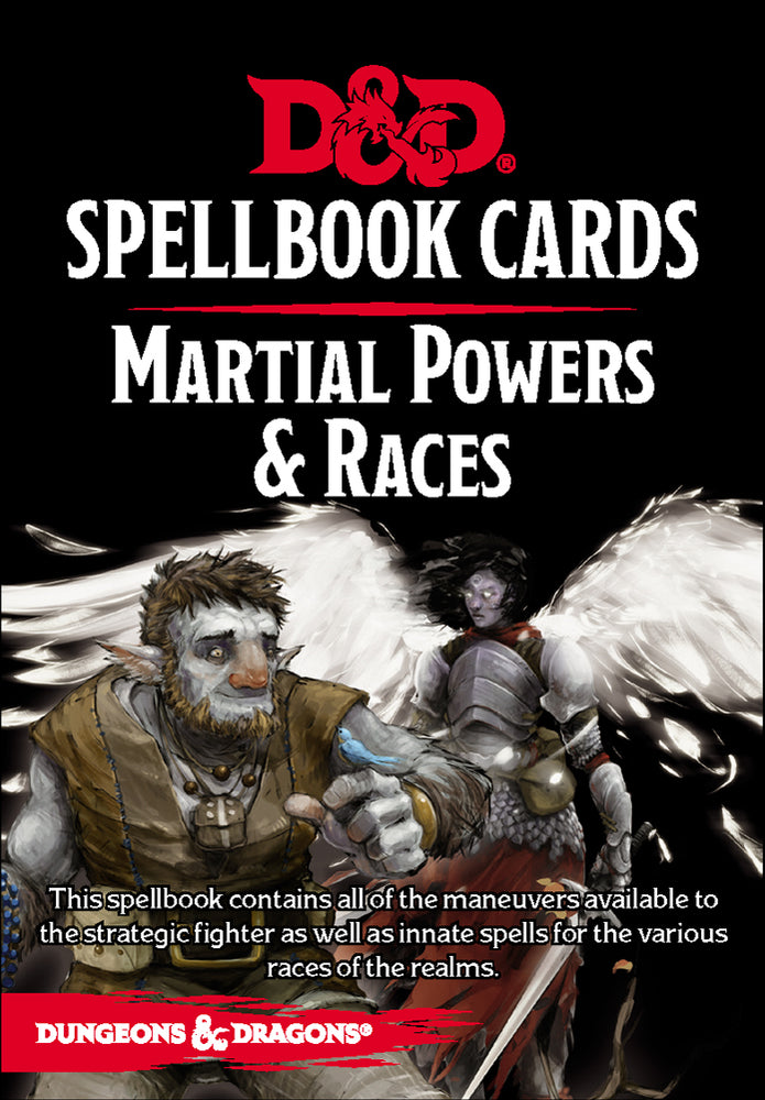 Martial Powers & Races V2 - Dungeons and Dragons 5e Spellbook Cards