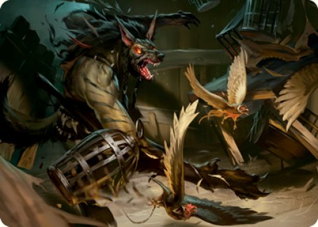 Image of Wing Shredder Art Card [Innistrad: Midnight Hunt Art Series]