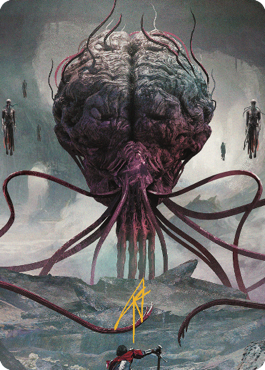 Image of Elder Brain Art Card (Gold-Stamped Signature) [Commander Legends: Battle for Baldur's Gate Art Series]
